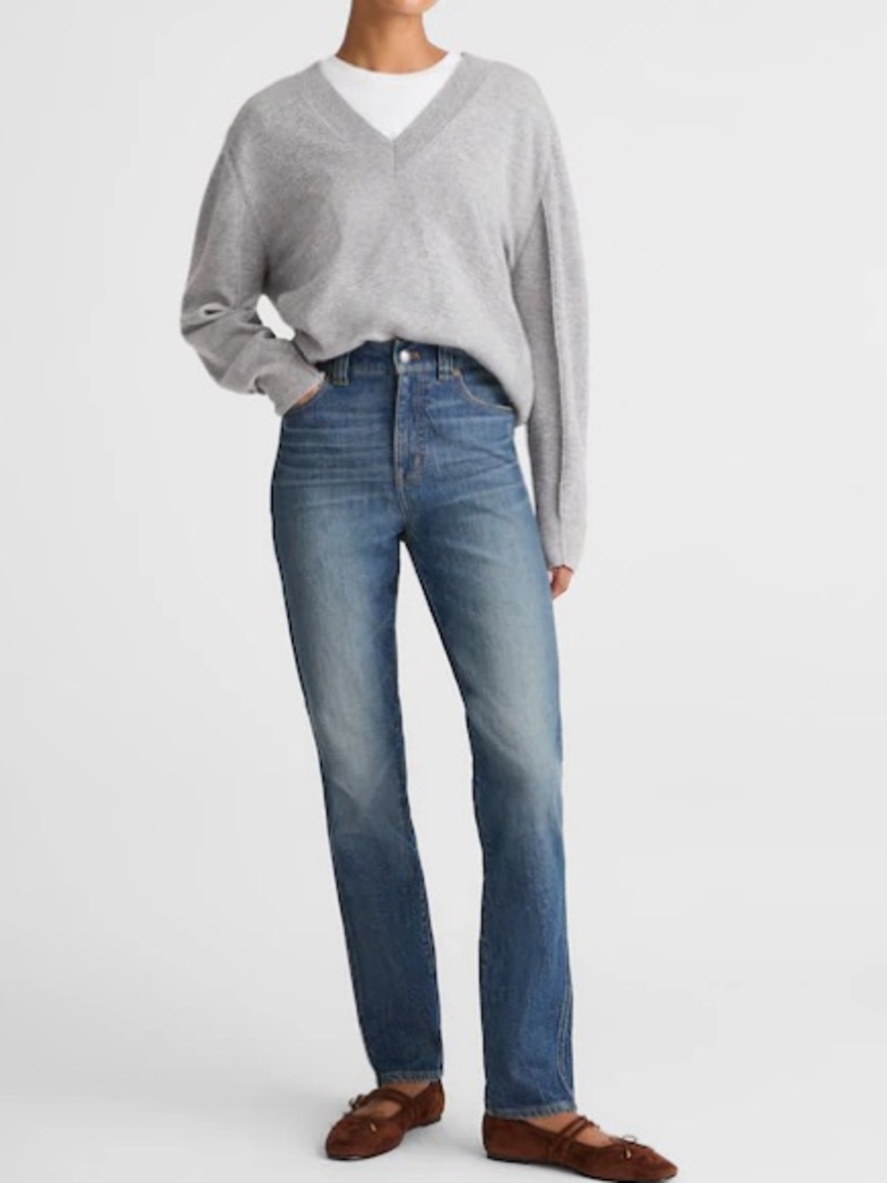 Madewell The Perfect Vintage Straight Leg Jeans Sz 30